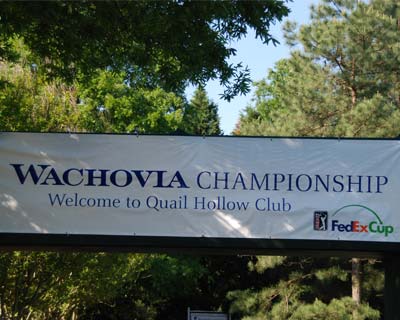 Check out the slideshow from Tuesday at the Wachovia Championship.